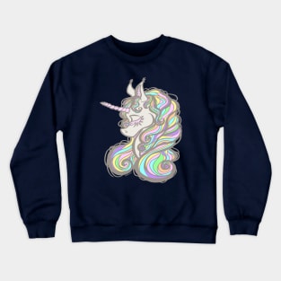 Rainbow Unicorn Crewneck Sweatshirt